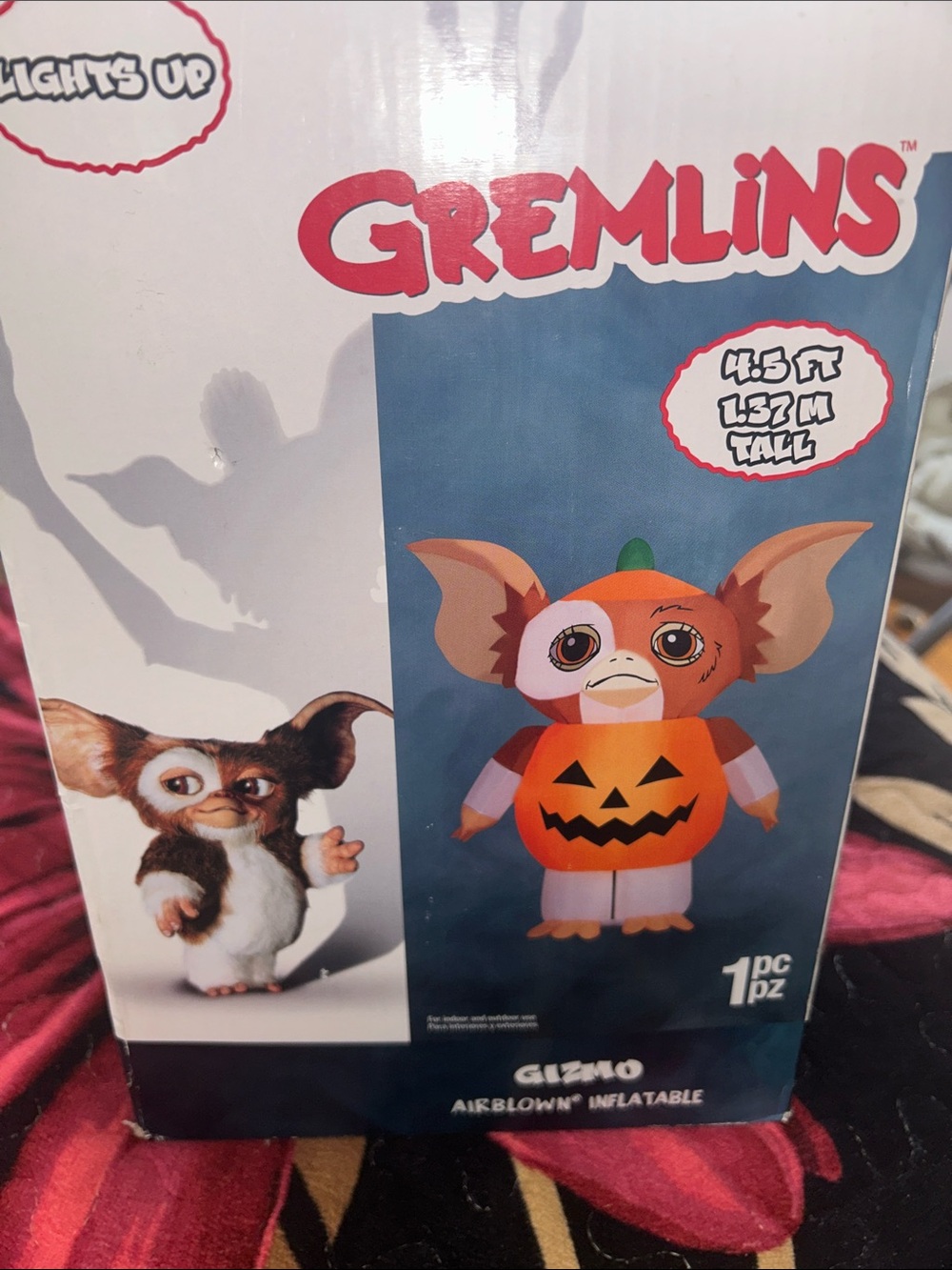 Gremlins Gizmo Orange Pumpkin Kids Inflatable Plush Toy